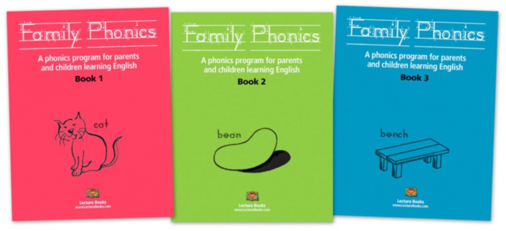 Lectura Books specializes in children's bilingual books (Spanish / English) for school programs and family learning. Family Phonics is a program for parents and children learning English.