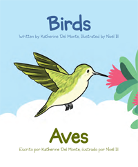 Children's Spanish English Book -- Baby Talk Bilingual Board Books Birds