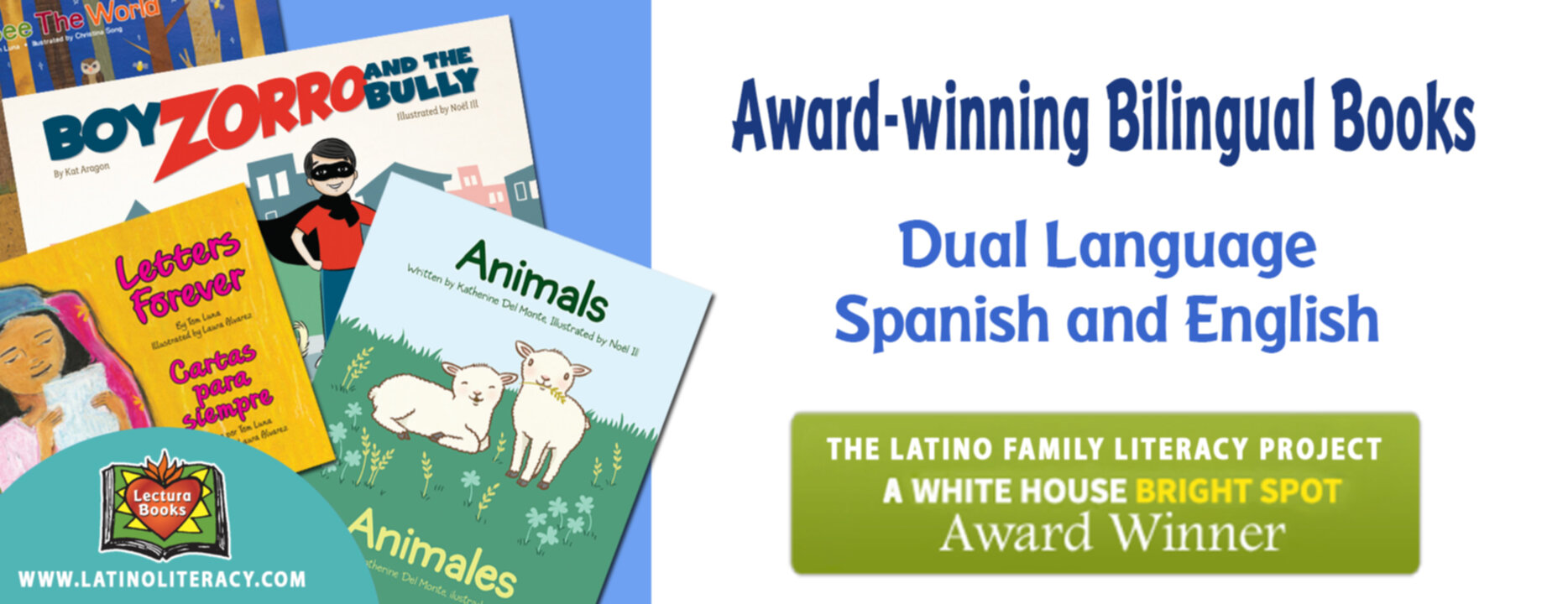 Award-winning Dual Language Spanish and English Books