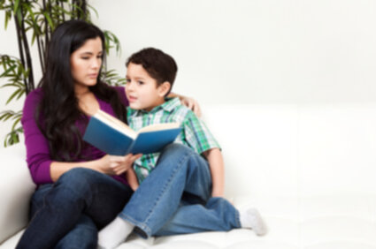 Mother and Son reading copy 2