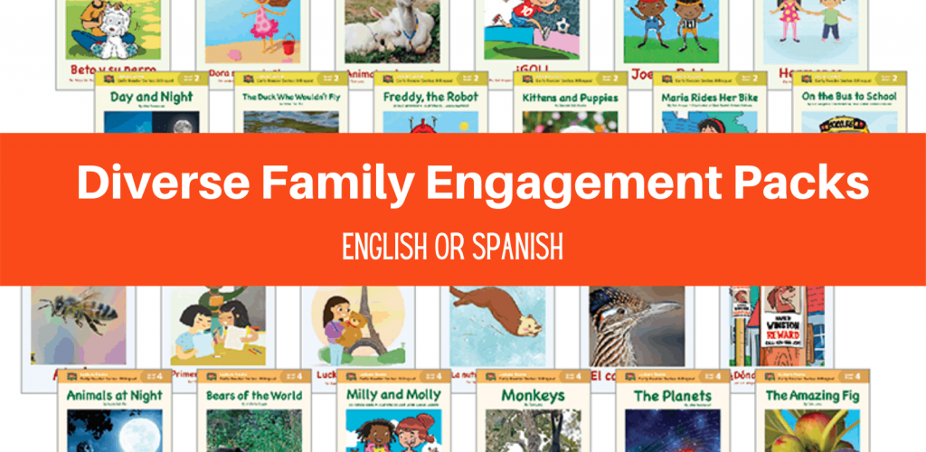 Diverse Family For Spanish and English Reading